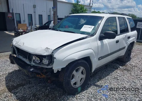 2003 Chevrolet Trailblazer Ls z USA, uszkodzony, nr VIN 1GNDS13S532286619